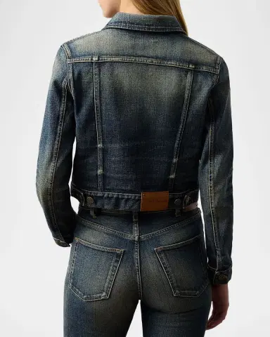 Ralph Lauren Collection Rigby Denim Trucker Jacket | Thumbnail 3 Ralph Lauren Collection Rigby Denim Trucker Jacket | Thumbnail 3