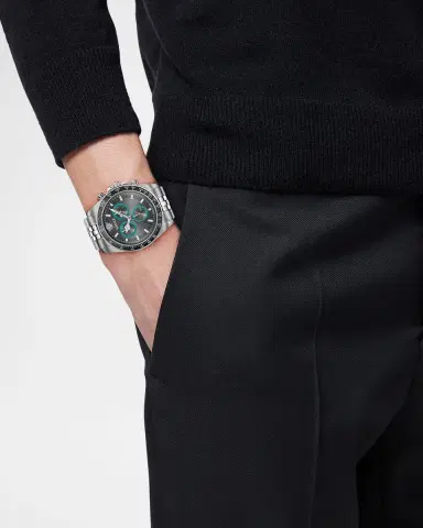 Versace Greca Chrono Wave 43MM Stainless Steel Bracelet Watch | Thumbnail 2 Versace Greca Chrono Wave 43MM Stainless Steel Bracelet Watch | Thumbnail 2