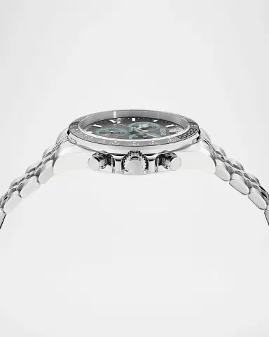 Versace Greca Chrono Wave 43MM Stainless Steel Bracelet Watch | Thumbnail 3 Versace Greca Chrono Wave 43MM Stainless Steel Bracelet Watch | Thumbnail 3