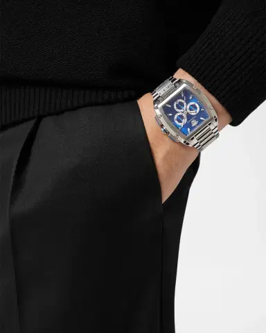 Versace Dominus 42x50mm Stainless Steel Chronograph Watch | Thumbnail 2 Versace Dominus 42x50mm Stainless Steel Chronograph Watch | Thumbnail 2