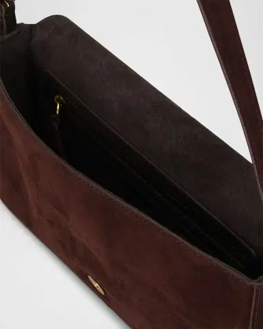 Staud Harlow Buckle Suede Shoulder Bag | Thumbnail 3 Staud Harlow Buckle Suede Shoulder Bag | Thumbnail 3
