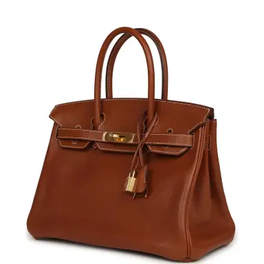 HERMÈS Pre-owned Hermes Birkin 30 Fauve Barenia Faubourg Gold Hardware | Thumbnail 5 HERMÈS Pre-owned Hermes Birkin 30 Fauve Barenia Faubourg Gold Hardware | Thumbnail 5