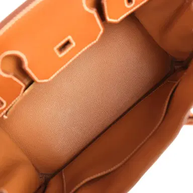 HERMÈS Pre-owned Hermes Birkin 30 Fauve Barenia Faubourg Gold Hardware | Thumbnail 8 HERMÈS Pre-owned Hermes Birkin 30 Fauve Barenia Faubourg Gold Hardware | Thumbnail 8
