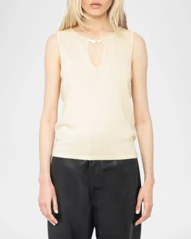 Zadig & Voltaire Sayani Cotton-Blend Knit Tank Top | Thumbnail 4 Zadig & Voltaire Sayani Cotton-Blend Knit Tank Top | Thumbnail 4