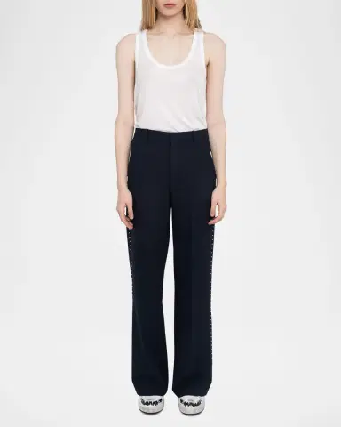Zadig & Voltaire Panol Tailored Strass Trousers | Thumbnail 2 Zadig & Voltaire Panol Tailored Strass Trousers | Thumbnail 2