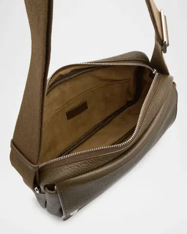Loewe Men's Pebble Leather Extra-Small Messenger Bag | Thumbnail 4 Loewe Men's Pebble Leather Extra-Small Messenger Bag | Thumbnail 4