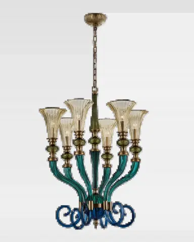 Allegri Crystal by Kalco Lighting Tinta 28" 6-Light Chandelier | Thumbnail 2 Allegri Crystal by Kalco Lighting Tinta 28" 6-Light Chandelier | Thumbnail 2