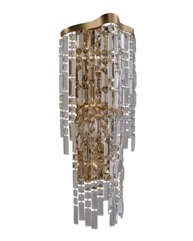 Allegri Crystal by Kalco Lighting Cadere 28" 6-Light Crystal Wall Sconce | Thumbnail 1 Allegri Crystal by Kalco Lighting Cadere 28" 6-Light Crystal Wall Sconce | Thumbnail 1