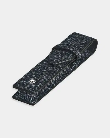 Montblanc Men 's Sartorial Embossed Leather Pen Pouch | Thumbnail 4 Montblanc Men 's Sartorial Embossed Leather Pen Pouch | Thumbnail 4