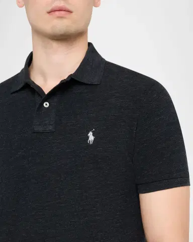 Polo Ralph Lauren Men's Custom Slim Fit Polo Shirt | Thumbnail 5 Polo Ralph Lauren Men's Custom Slim Fit Polo Shirt | Thumbnail 5