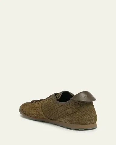 Jacquemus Men's Les Tennis Embossed Suede Low-Top Sneakers | Thumbnail 9 Jacquemus Men's Les Tennis Embossed Suede Low-Top Sneakers | Thumbnail 9