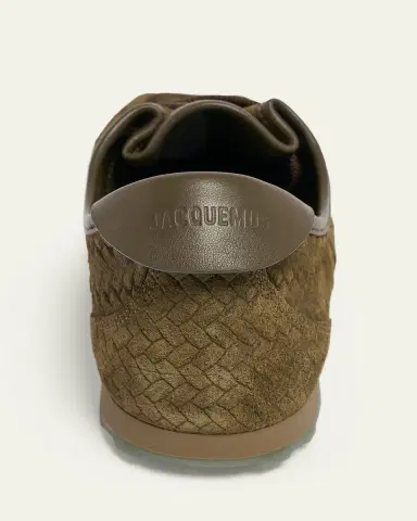 Jacquemus Men's Les Tennis Embossed Suede Low-Top Sneakers | Thumbnail 10 Jacquemus Men's Les Tennis Embossed Suede Low-Top Sneakers | Thumbnail 10