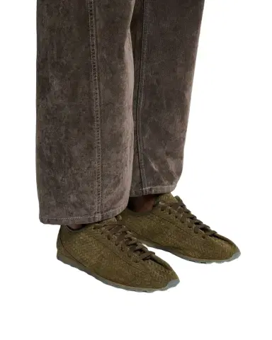 Jacquemus Men's Les Tennis Embossed Suede Low-Top Sneakers | Thumbnail 1 Jacquemus Men's Les Tennis Embossed Suede Low-Top Sneakers | Thumbnail 1
