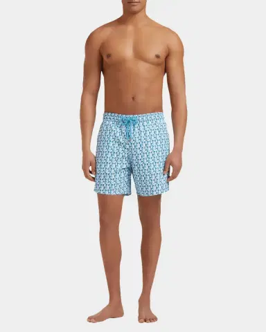 Vilebrequin Men's Turtle Net Swim Trunks | Thumbnail 2 Vilebrequin Men's Turtle Net Swim Trunks | Thumbnail 2