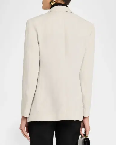Giorgio Armani Linen Single-Breasted Blazer Jacket | Thumbnail 2 Giorgio Armani Linen Single-Breasted Blazer Jacket | Thumbnail 2