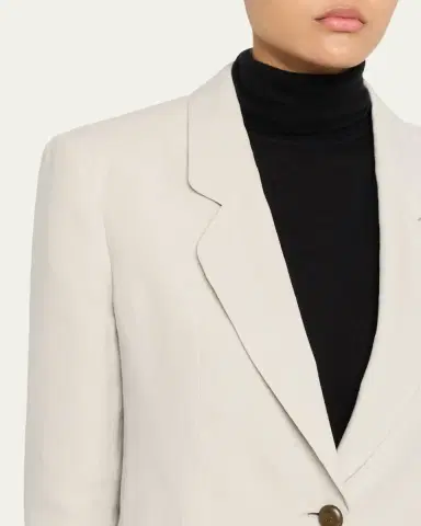 Giorgio Armani Linen Single-Breasted Blazer Jacket | Thumbnail 9 Giorgio Armani Linen Single-Breasted Blazer Jacket | Thumbnail 9
