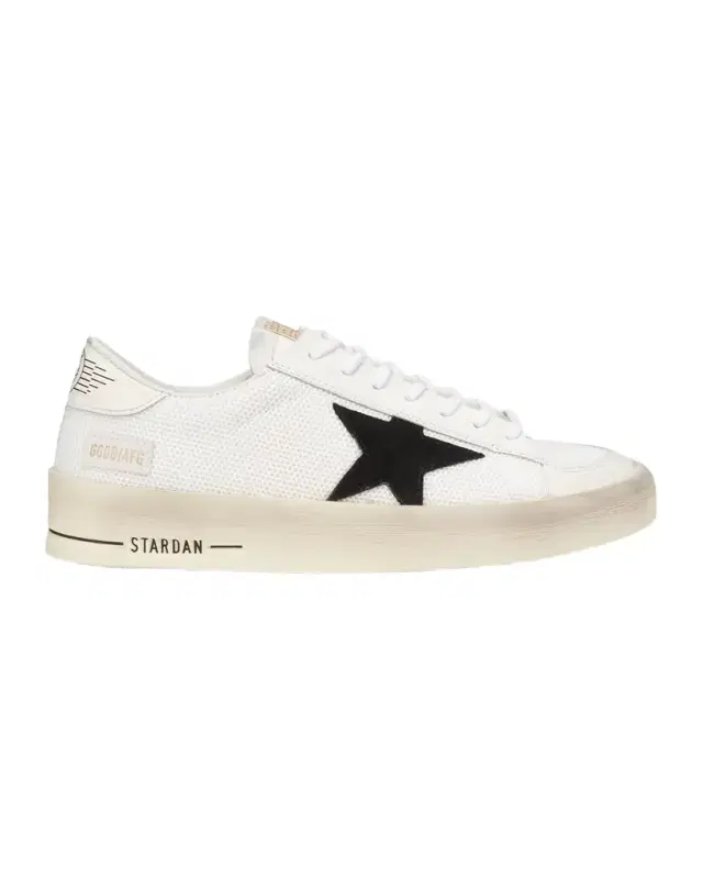 Men 's Stardan Mesh & Leather Low-Top Sneakers Men 's Stardan Mesh & Leather Low-Top Sneakers