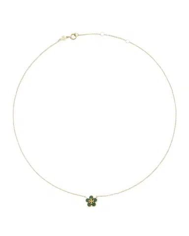 Tory Burch Forget Me Not Enamel Necklace | Thumbnail 1 Tory Burch Forget Me Not Enamel Necklace | Thumbnail 1