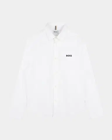 BOSS Boys Cotton Button-Down Shirt, T-8 | Thumbnail 1 BOSS Boys Cotton Button-Down Shirt, T-8 | Thumbnail 1