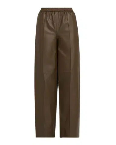 Yves Salomon Pull-On Leather Pants | Thumbnail 1 Yves Salomon Pull-On Leather Pants | Thumbnail 1