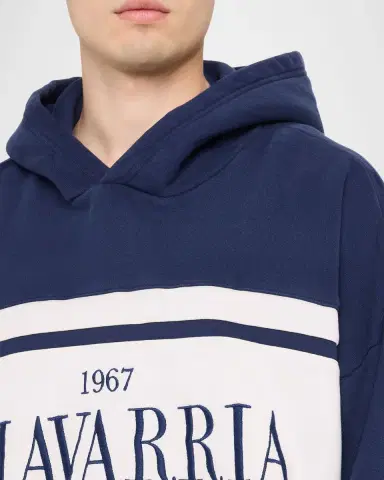Willy Chavarria Men's Chavarria Stripe Oversized Hoodie | Thumbnail 5 Willy Chavarria Men's Chavarria Stripe Oversized Hoodie | Thumbnail 5