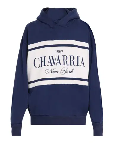 Willy Chavarria Men's Chavarria Stripe Oversized Hoodie | Thumbnail 1 Willy Chavarria Men's Chavarria Stripe Oversized Hoodie | Thumbnail 1