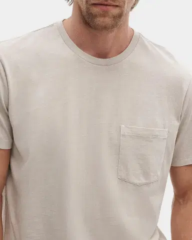 Rag & Bone Men 's Cotton Garment-Dyed Pocket T-Shirt | Thumbnail 4 Rag & Bone Men 's Cotton Garment-Dyed Pocket T-Shirt | Thumbnail 4