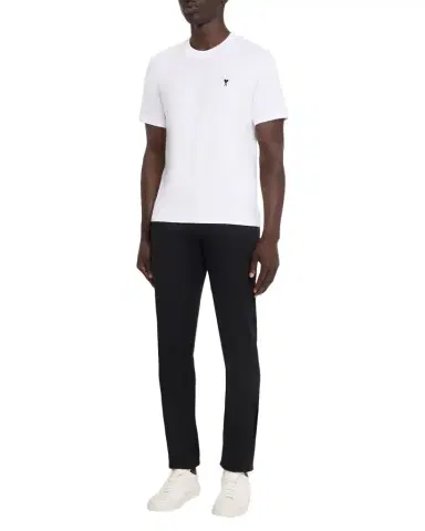AMI PARIS Men's Cotton Ami De Coeur Cotton Crewneck T-Shirt | Thumbnail 1 AMI PARIS Men's Cotton Ami De Coeur Cotton Crewneck T-Shirt | Thumbnail 1