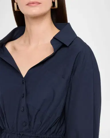 Rosie Assoulin Falling Off-The-Shoulder Cotton Poplin Shirt | Thumbnail 5 Rosie Assoulin Falling Off-The-Shoulder Cotton Poplin Shirt | Thumbnail 5