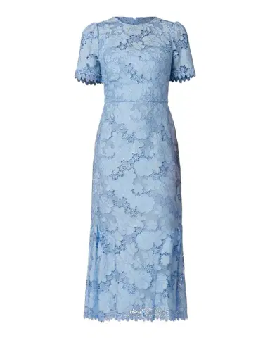 Shoshanna Emmie Floral Lace Trumpet Midi Dress | Thumbnail 1 Shoshanna Emmie Floral Lace Trumpet Midi Dress | Thumbnail 1