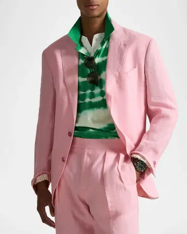 Polo Ralph Lauren Men 's Classic Linen Single-Breasted Sport Coat | Thumbnail 4 Polo Ralph Lauren Men 's Classic Linen Single-Breasted Sport Coat | Thumbnail 4