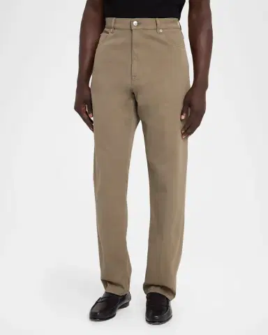dunhill Men 's Cotton Twill Straight Leg Five-Pocket Pants | Thumbnail 4 dunhill Men 's Cotton Twill Straight Leg Five-Pocket Pants | Thumbnail 4