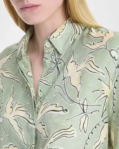 Altuzarra Chika Printed Silk Top | Thumbnail 4 Altuzarra Chika Printed Silk Top | Thumbnail 4