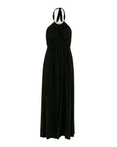 Vix Joy Long Halter Dress Coverup | Thumbnail 1 Vix Joy Long Halter Dress Coverup | Thumbnail 1