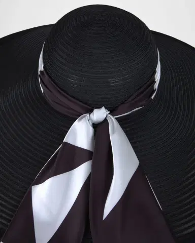 Eugenia Kim Sydney Wide-Brim Sun Hat with Scarf | Thumbnail 4 Eugenia Kim Sydney Wide-Brim Sun Hat with Scarf | Thumbnail 4