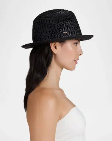 Eugenia Kim Dakota Raffia Fedora | Thumbnail 4 Eugenia Kim Dakota Raffia Fedora | Thumbnail 4