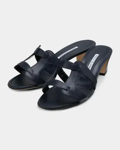 Manolo Blahnik 50mm Grellanu Leather Mule Sandals | Thumbnail 5 Manolo Blahnik 50mm Grellanu Leather Mule Sandals | Thumbnail 5