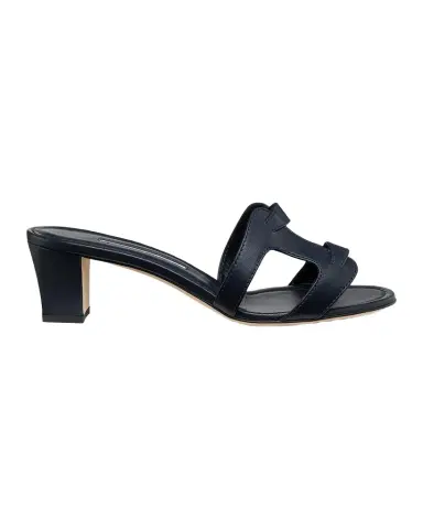Manolo Blahnik 50mm Grellanu Leather Mule Sandals | Thumbnail 1 Manolo Blahnik 50mm Grellanu Leather Mule Sandals | Thumbnail 1