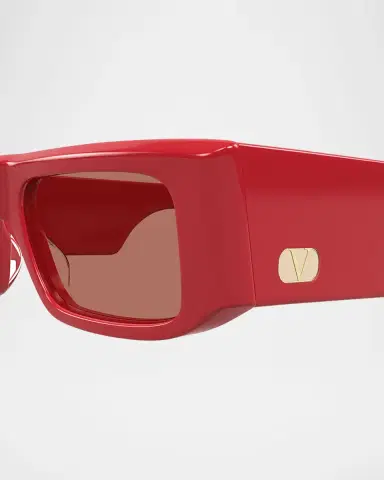 Valentino Garavani Ultra Vintage 52mm Rectangular Sunglasses | Thumbnail 3 Valentino Garavani Ultra Vintage 52mm Rectangular Sunglasses | Thumbnail 3