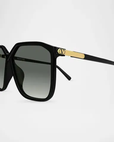 Valentino Garavani Vilouette 59mm Geometric Sunglasses | Thumbnail 3 Valentino Garavani Vilouette 59mm Geometric Sunglasses | Thumbnail 3