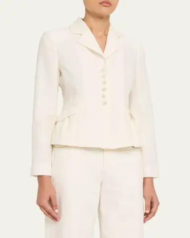 RÙADH The Blair Slim Wool-Silk Jacket | Thumbnail 4 RÙADH The Blair Slim Wool-Silk Jacket | Thumbnail 4