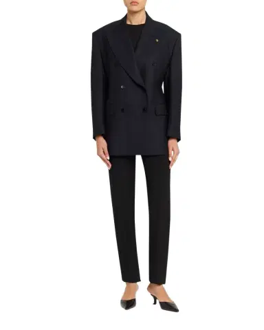 Versace Oversized Double-Breasted Blazer | Thumbnail 1 Versace Oversized Double-Breasted Blazer | Thumbnail 1