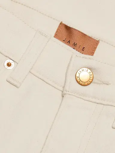 Jamie Haller Women's The Crease Bootcut Jeans - Ecru - Size Denim:32 | Thumbnail 7 Jamie Haller Women's The Crease Bootcut Jeans - Ecru - Size Denim:32 | Thumbnail 7