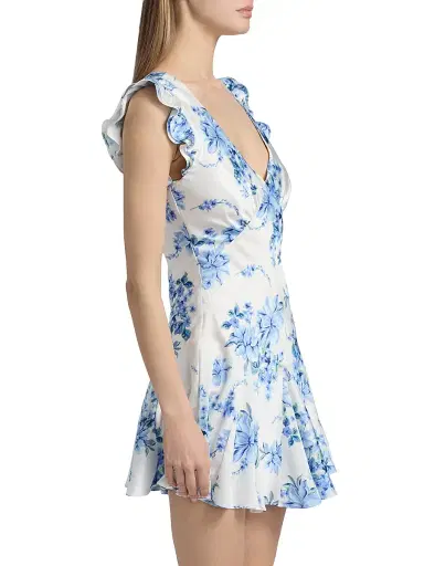Beach Riot Women's Lennie Printed A-Line Minidress - Blushing Blooms | Thumbnail 4 Beach Riot Women's Lennie Printed A-Line Minidress - Blushing Blooms | Thumbnail 4