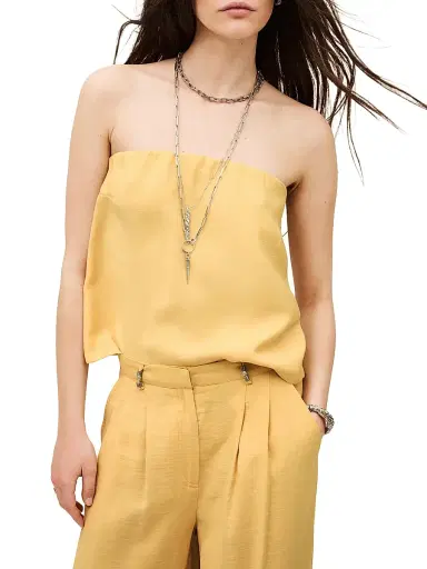 Ba&sh Women's Deborah Bustier Top - Paille - Size Small | Thumbnail 3 Ba&sh Women's Deborah Bustier Top - Paille - Size Small | Thumbnail 3
