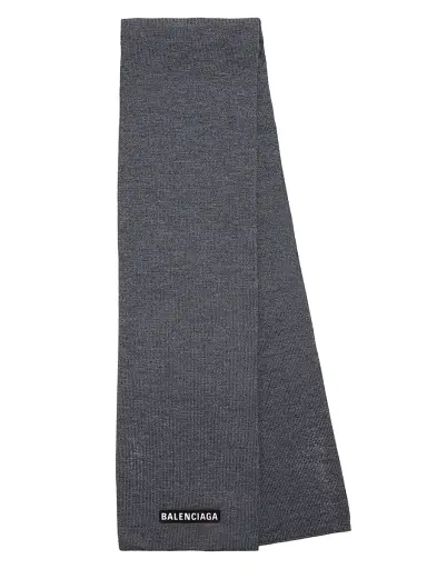 Balenciaga Men's Patch Scarf | Thumbnail 1 Balenciaga Men's Patch Scarf | Thumbnail 1