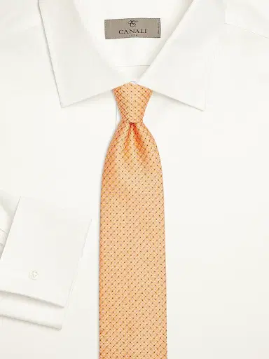 Canali Men's Micro Quadratti Silk Tie | Thumbnail 2 Canali Men's Micro Quadratti Silk Tie | Thumbnail 2