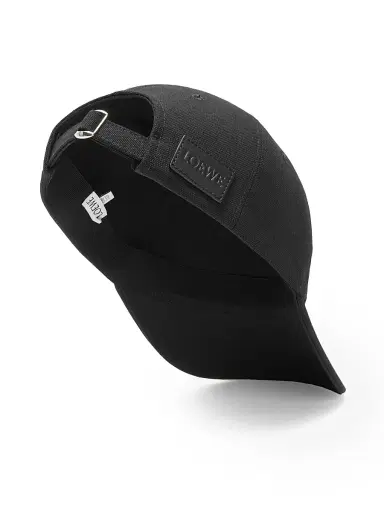 Loewe Women's Logo-Embroidered Cotton Baseball Cap - Black - Size Large | Thumbnail 2 Loewe Women's Logo-Embroidered Cotton Baseball Cap - Black - Size Large | Thumbnail 2