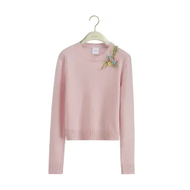 Dior Embroidered Bouquet Sweater | Thumbnail 1 Dior Embroidered Bouquet Sweater | Thumbnail 1