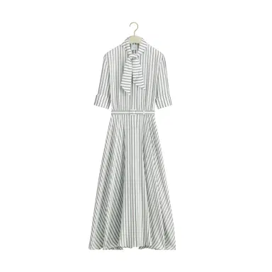 Dior Mid-Length Belted Dress | Thumbnail 1 Dior Mid-Length Belted Dress | Thumbnail 1